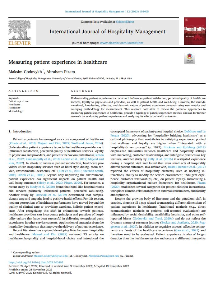 International Journal of Hospitality Management